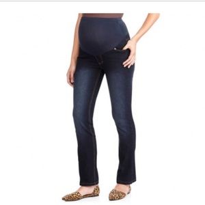 Oh! Mama Maternity Full Panel Straight Leg Jeans